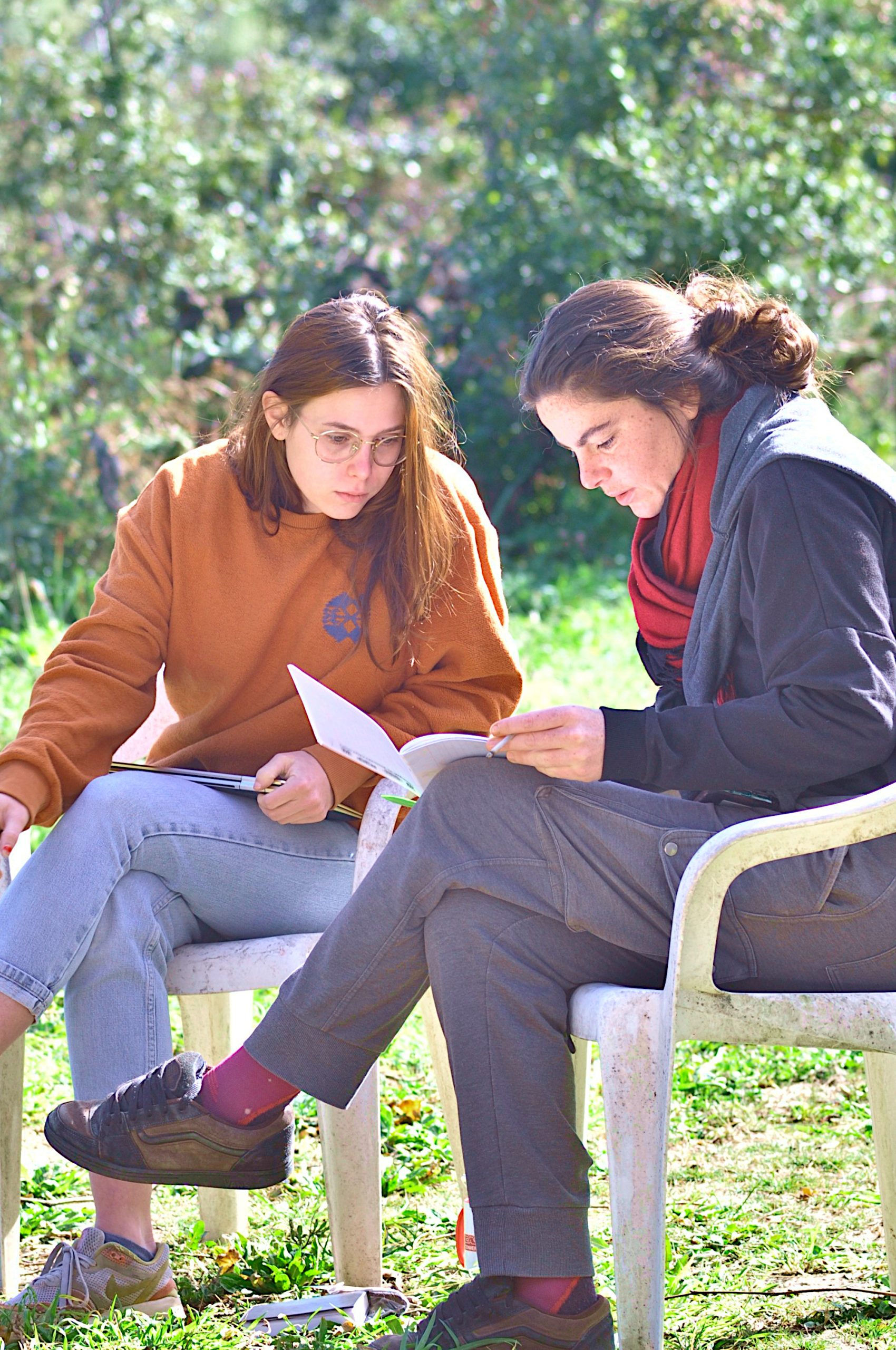 eva & océane en résidence au renard mesquin 20213