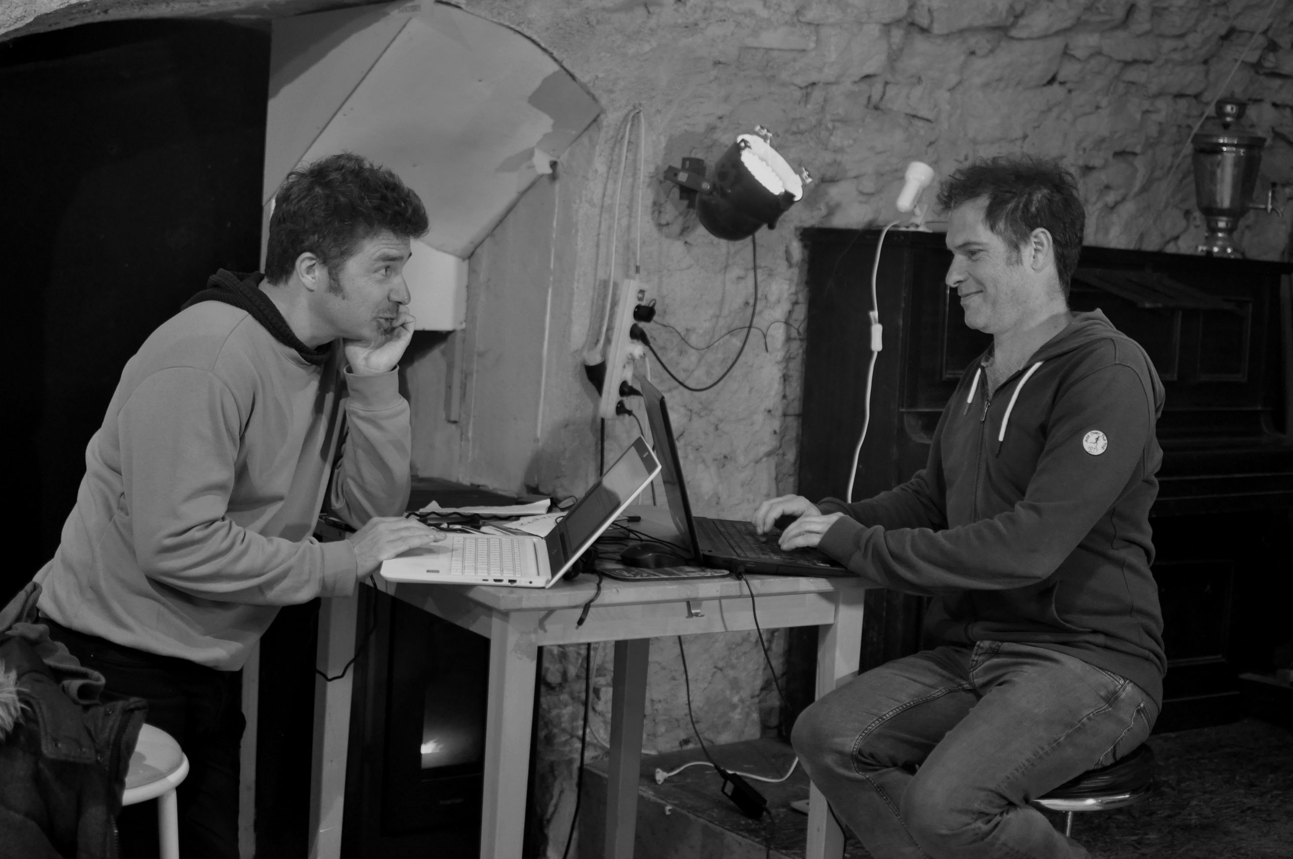 Sylvain et Seb en résidence au renard nov 2023