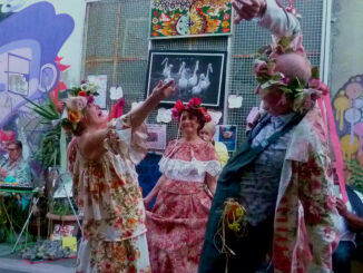 Danse et impros musicales à Sète, rue de tunis en mai 2025